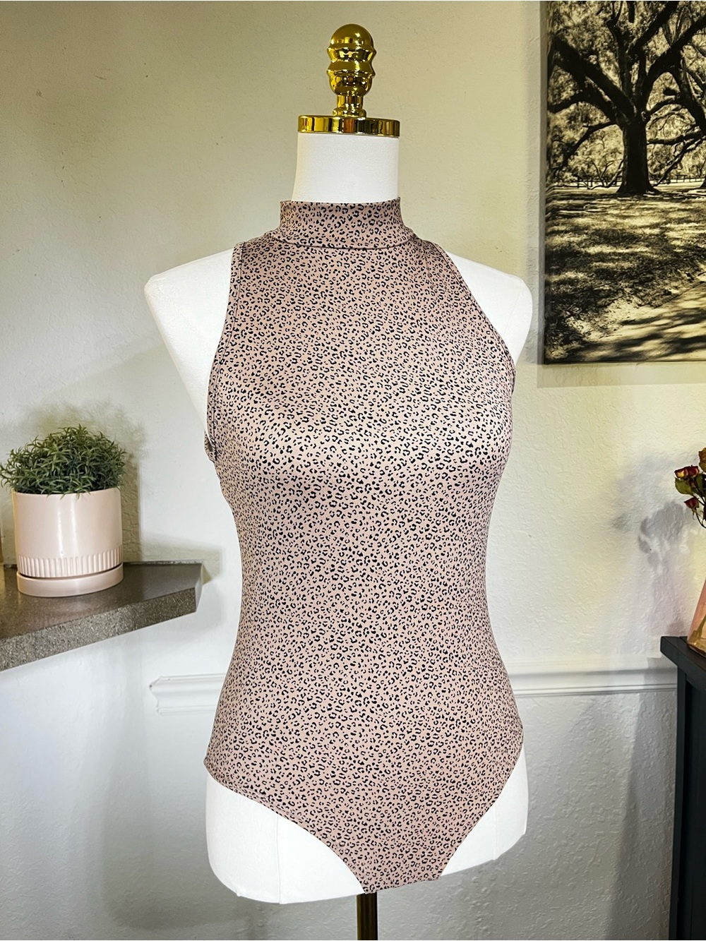 gaze Small Leopard-Print Bodysuit